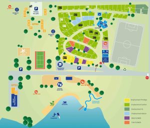 Plan du Camping l'Air du Lac