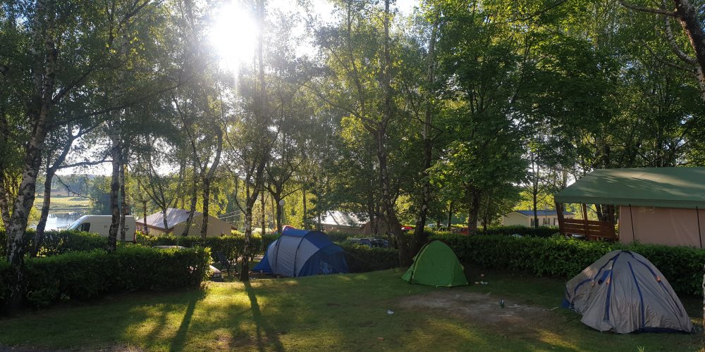 Camping l'Air du Lac emplacements.