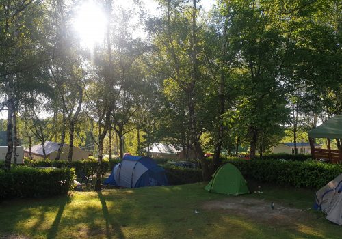 Camping l'Air du Lac emplacements.