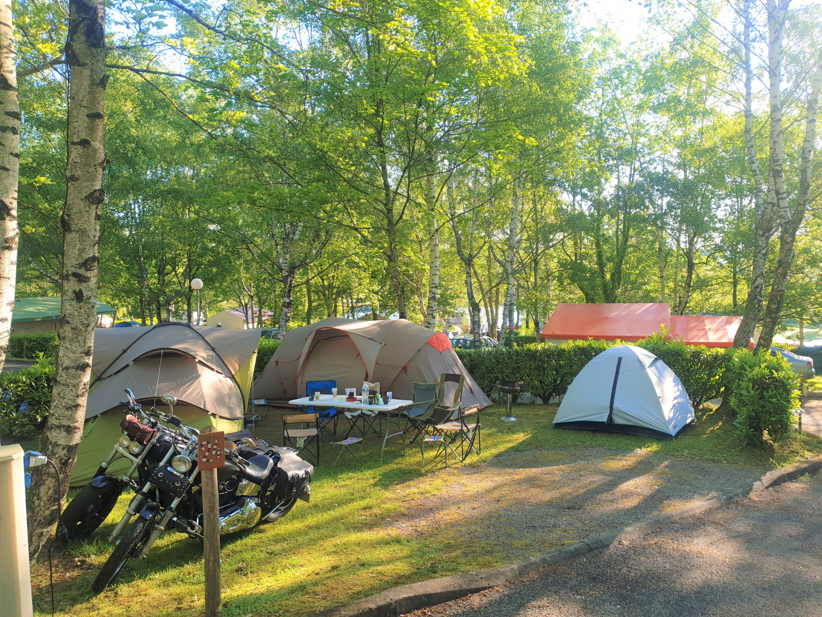 Camping l'Air du Lac emplacements 9