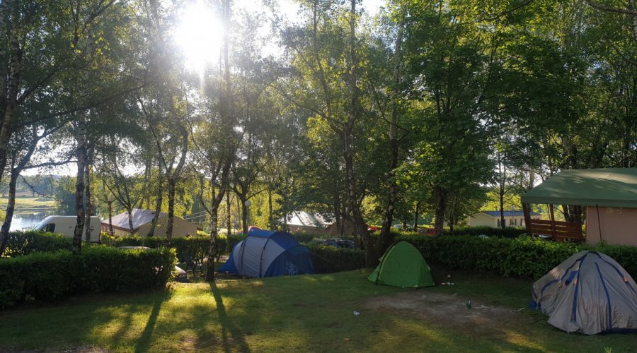 Camping l'Air du Lac emplacements.